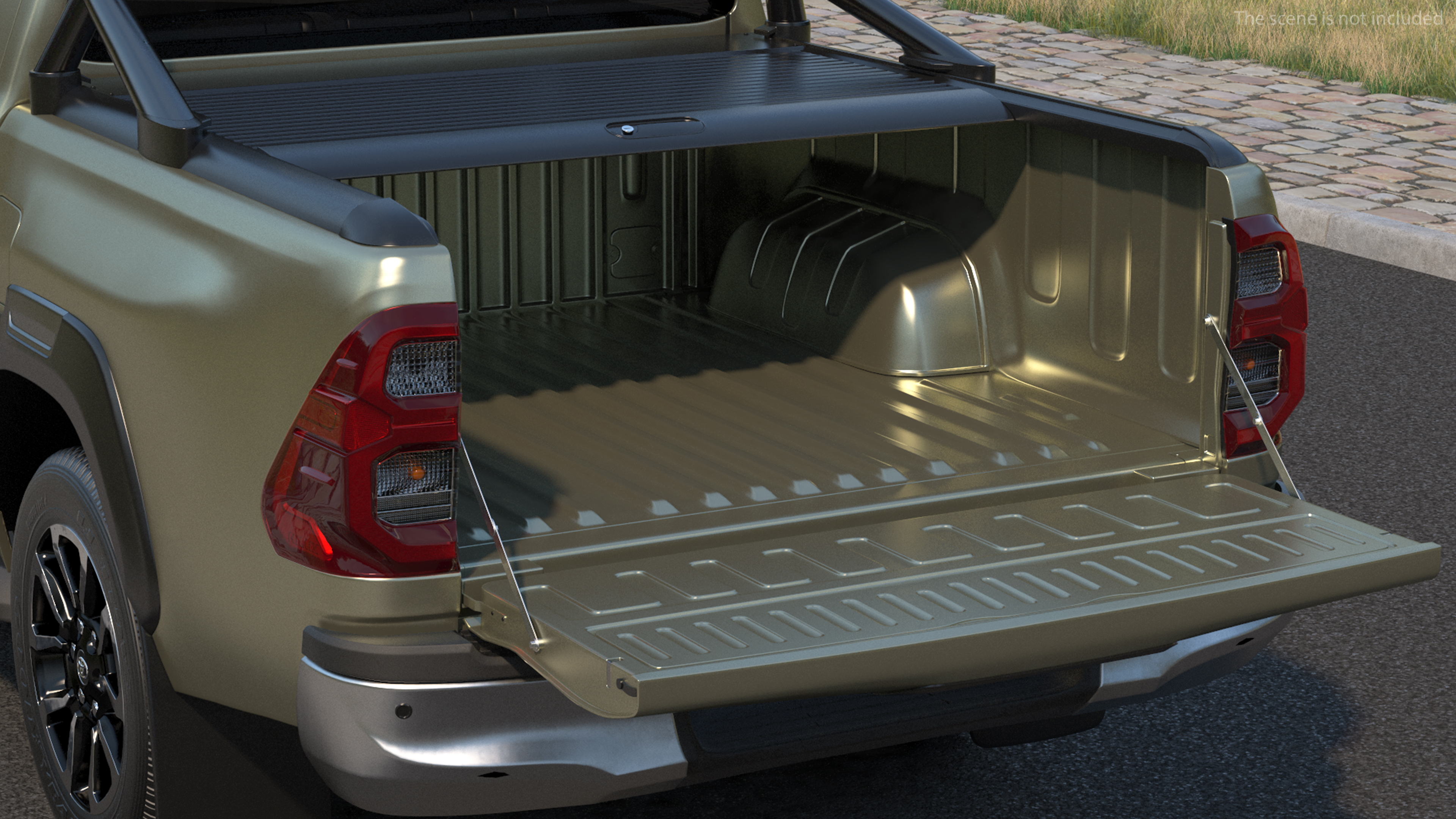 Toyota Hilux 2022 Rigged 3D model