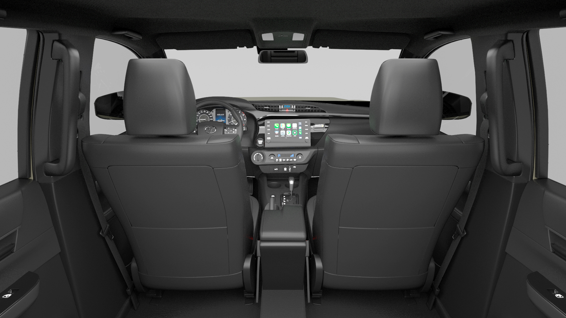 Toyota Hilux 2022 Rigged 3D model