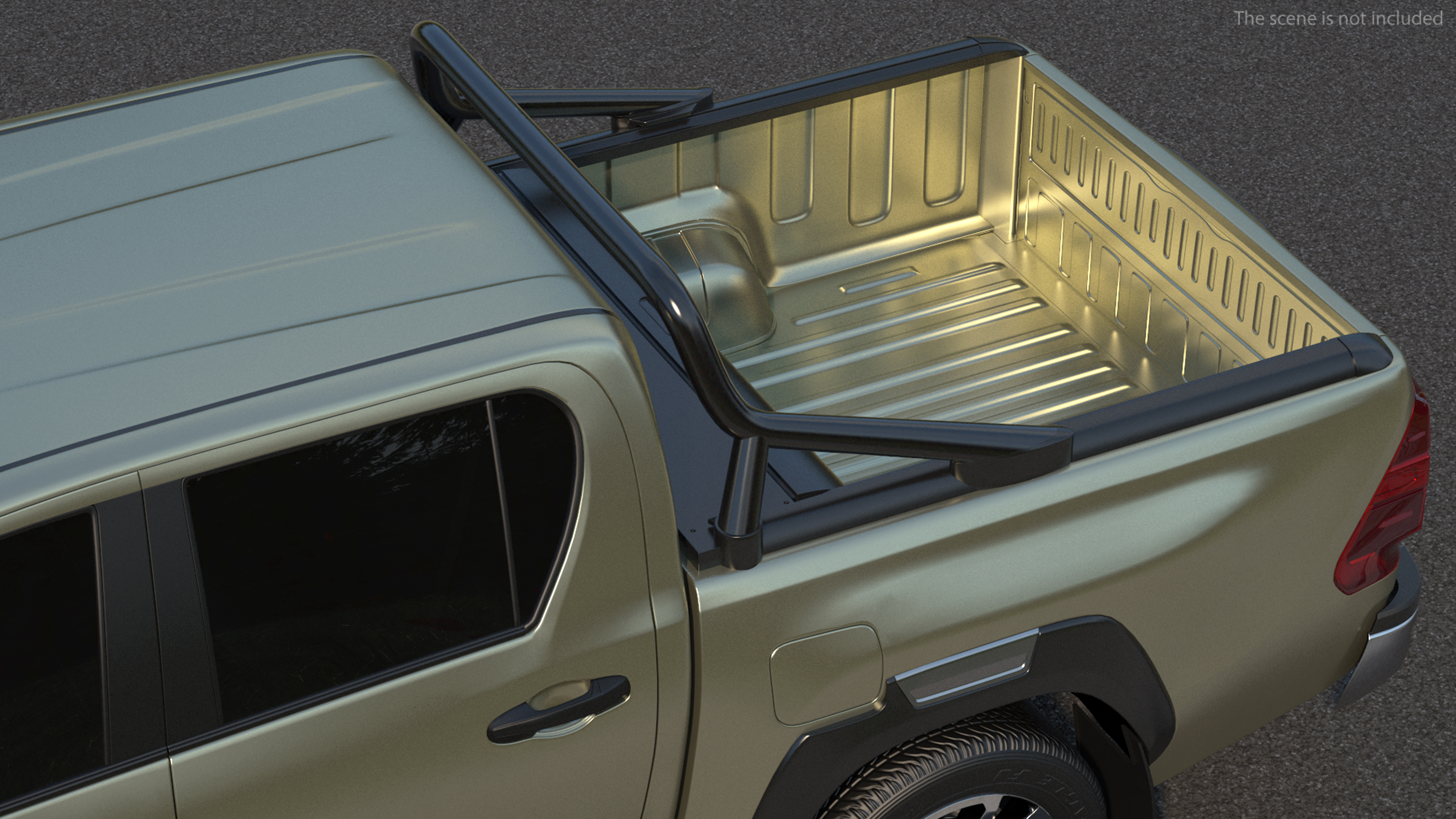 Toyota Hilux 2022 Rigged 3D model