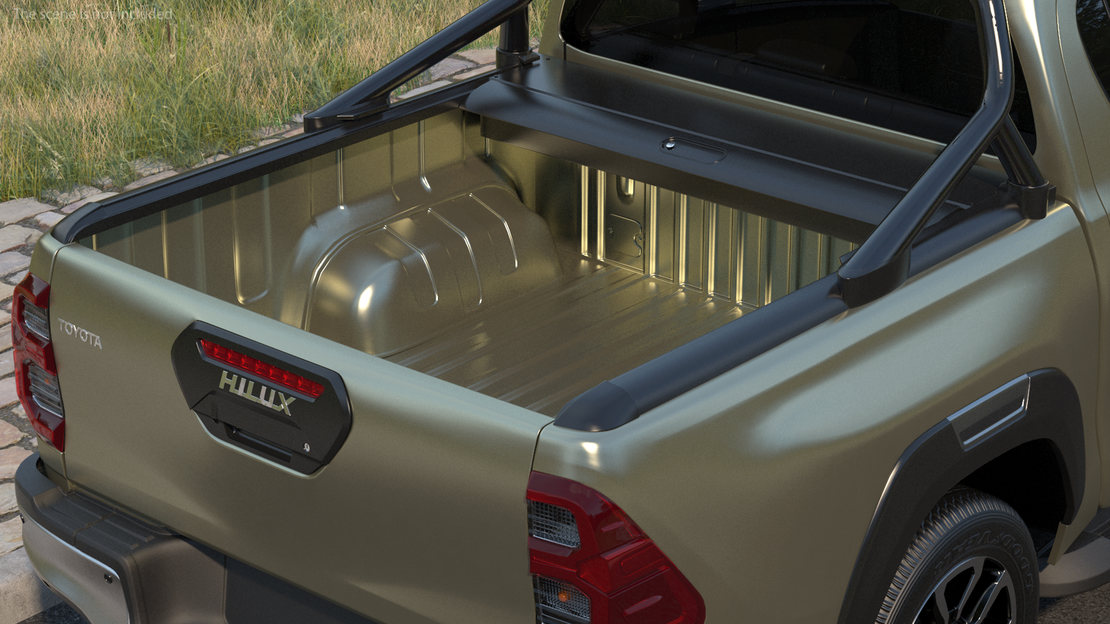 Toyota Hilux 2022 Rigged 3D model