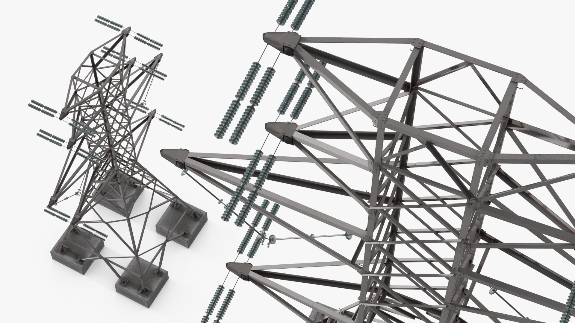 Vertical Lattice Power Tower - view 4