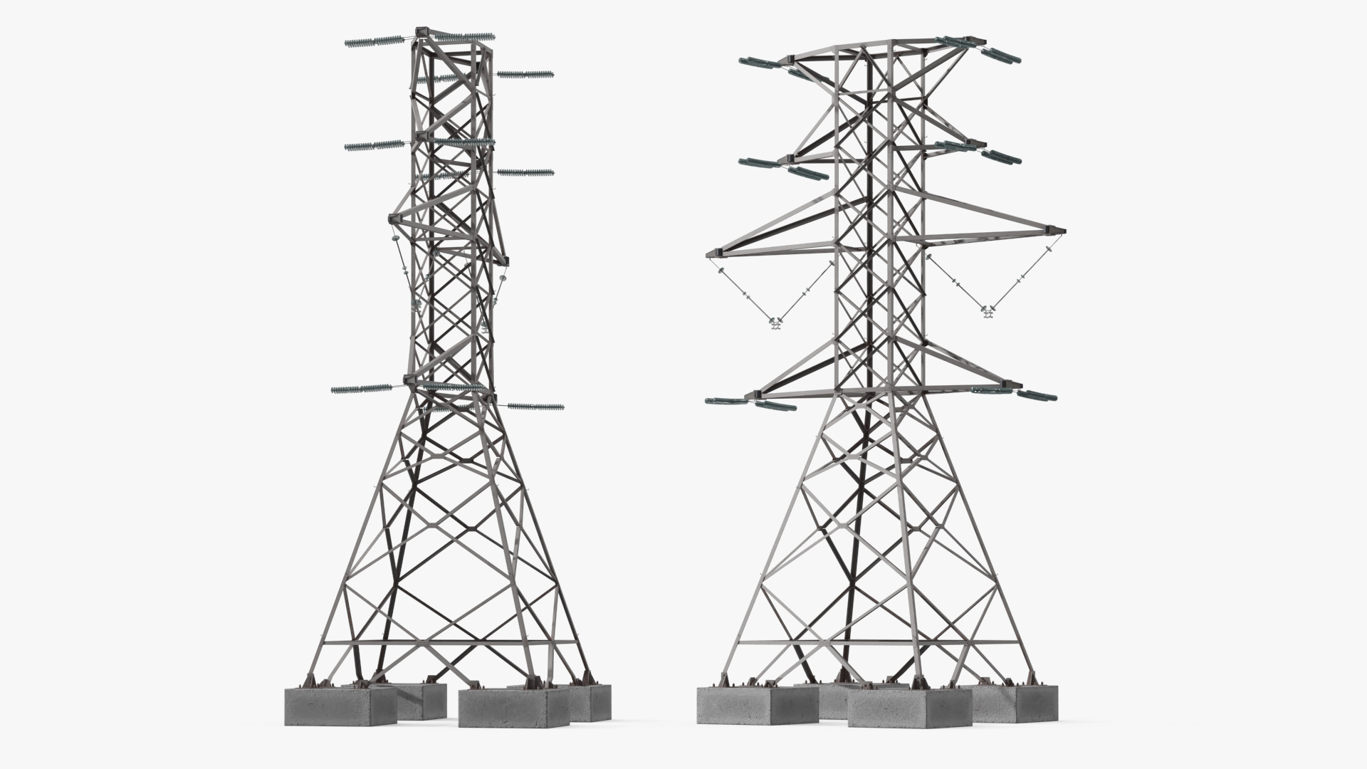 Vertical Lattice Power Tower - view 2
