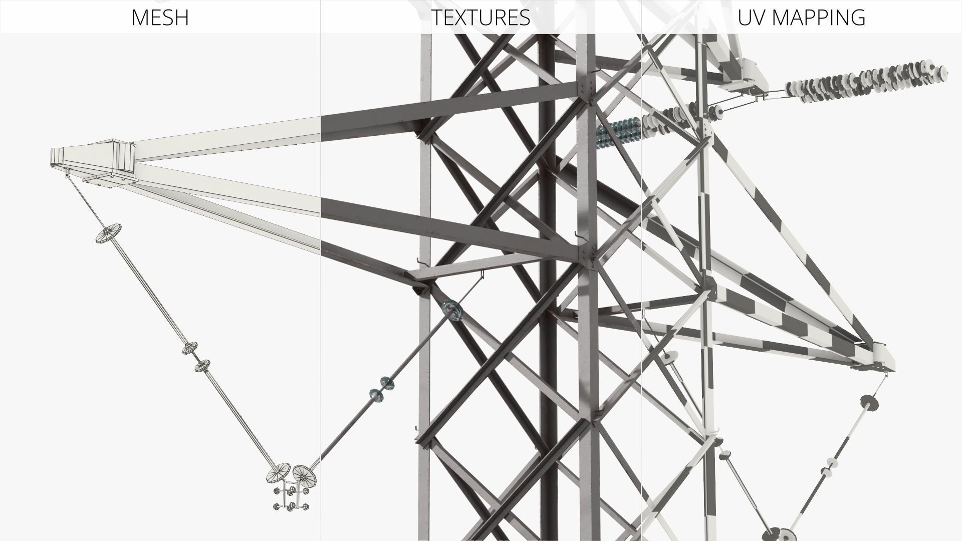Vertical Lattice Power Tower - view 9
