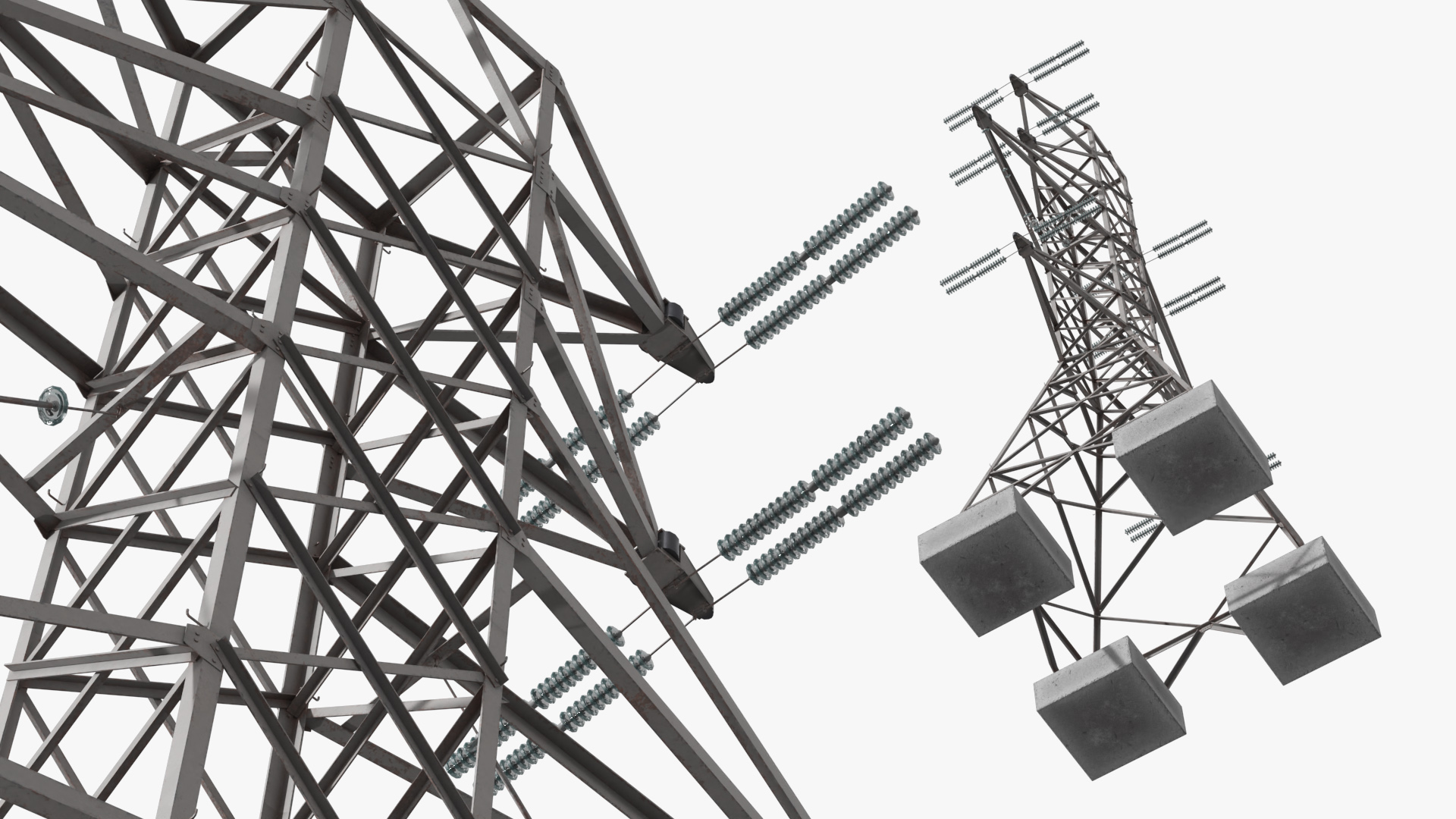 Vertical Lattice Power Tower - view 5