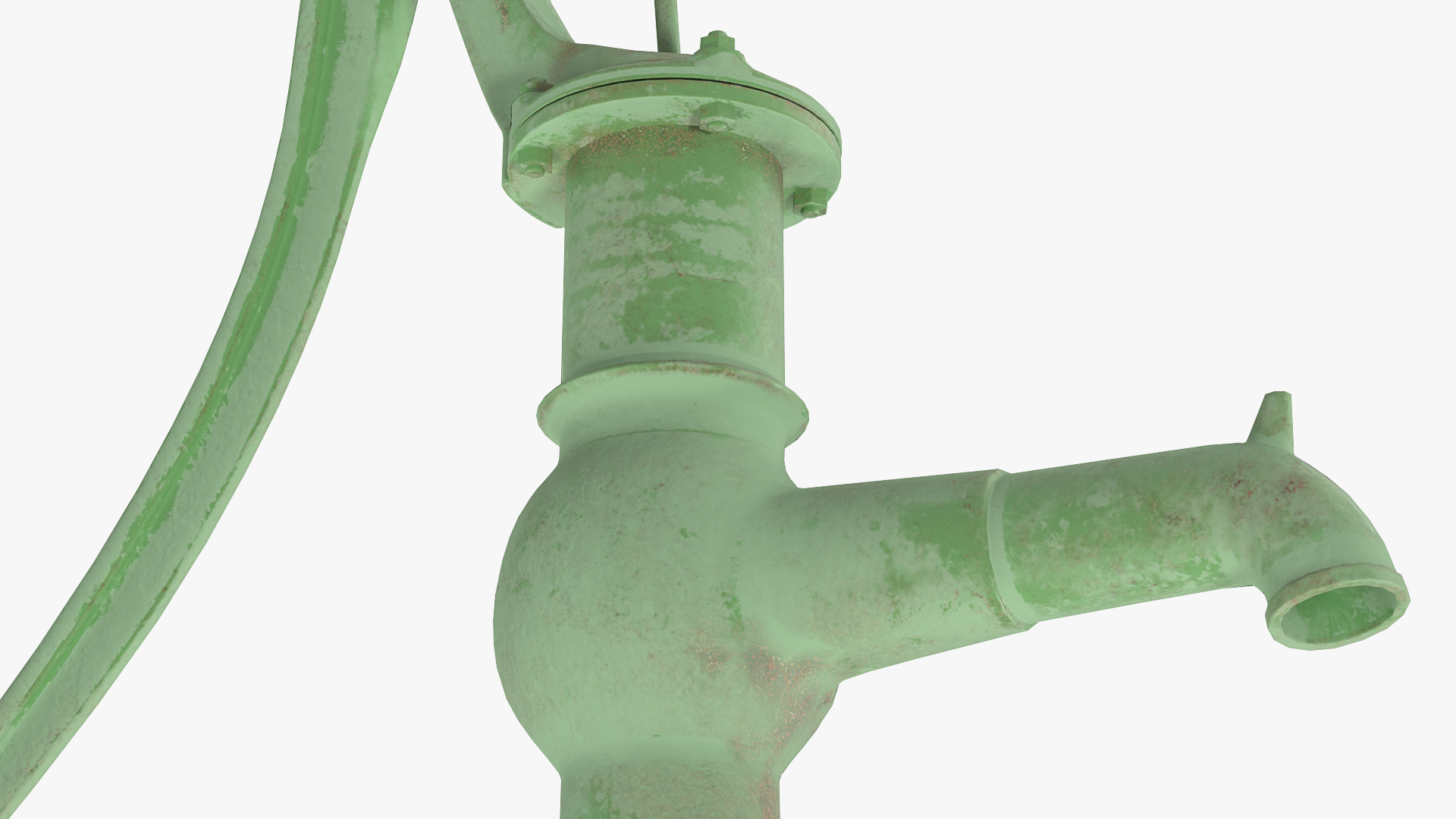 3D Vintage Hand Water Pump model
