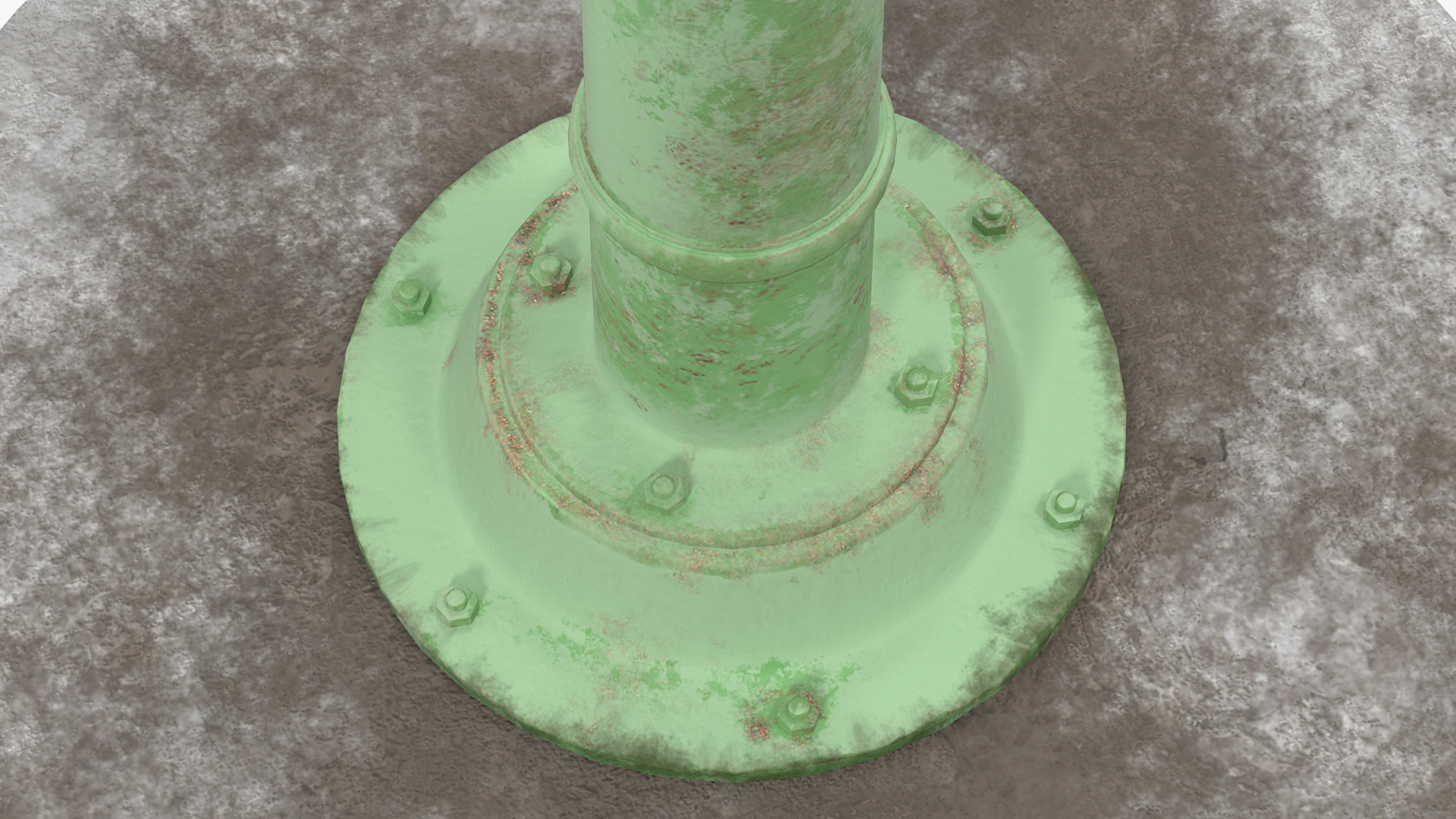 3D Vintage Hand Water Pump model
