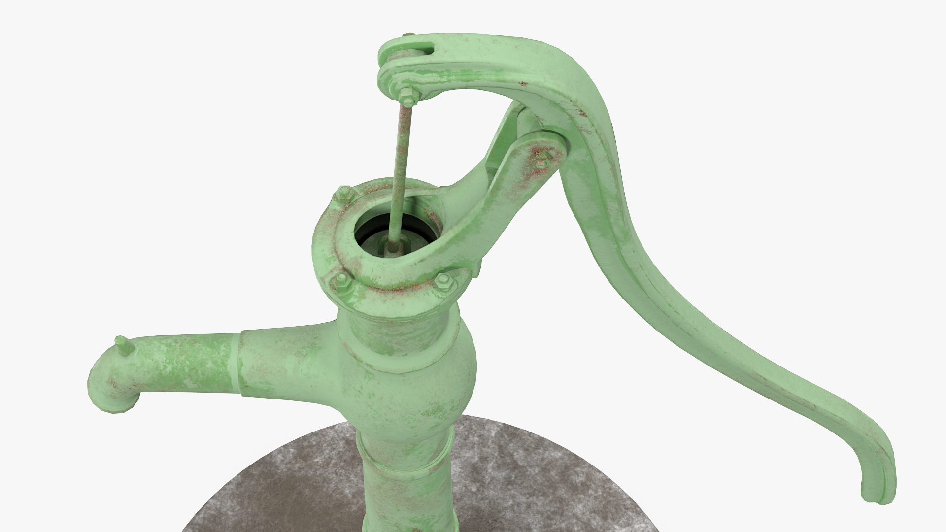 3D Vintage Hand Water Pump model