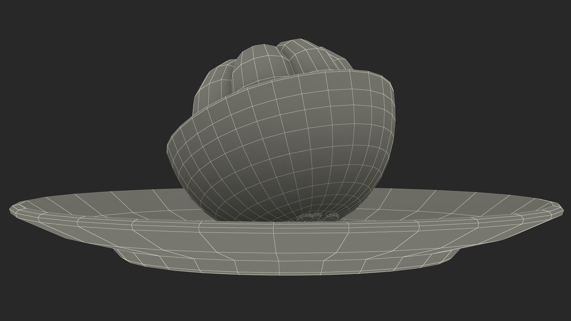 3D Half Peeled Tropical Mangosteen on White Plate