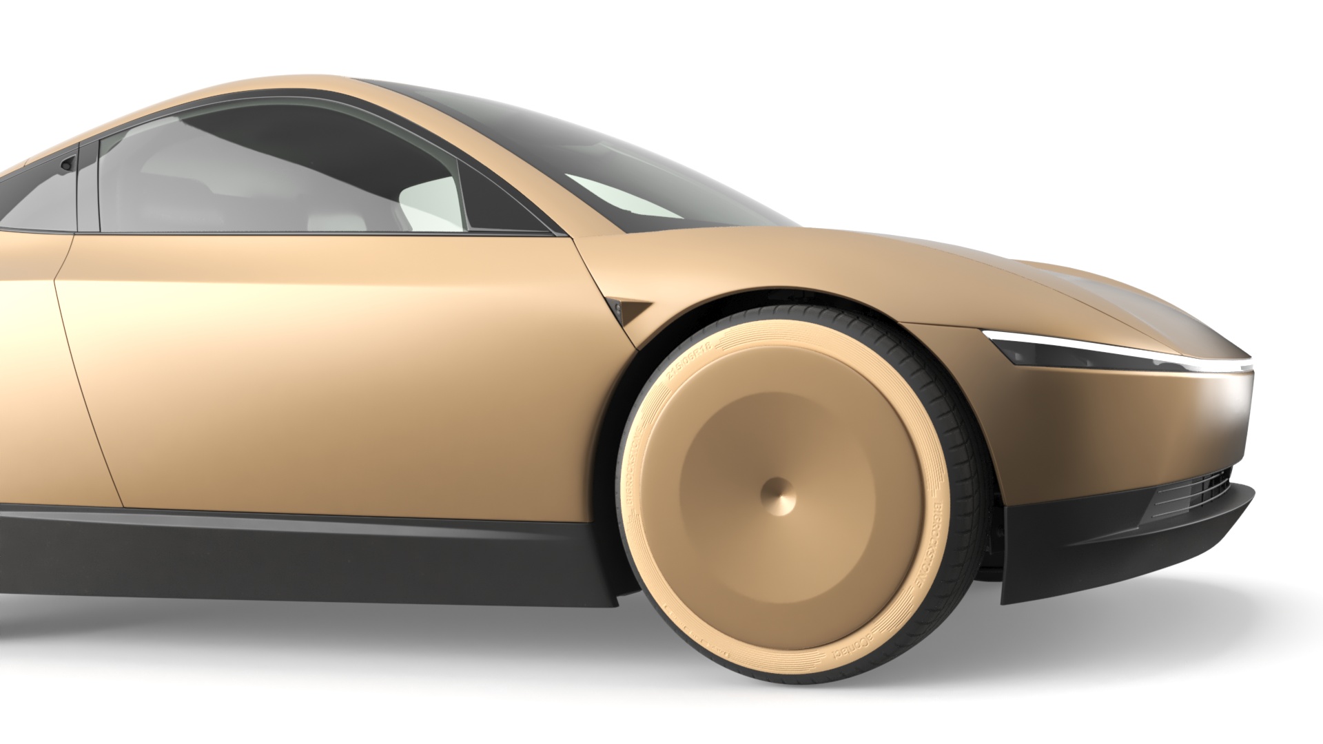 3D Tesla Cybercab Robotaxi model