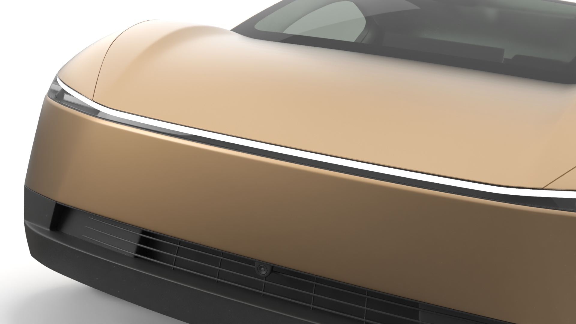 3D Tesla Cybercab Robotaxi model