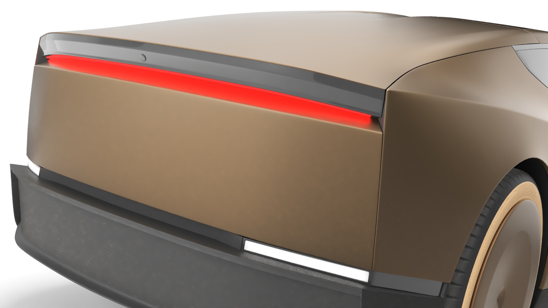 3D Tesla Cybercab Robotaxi model