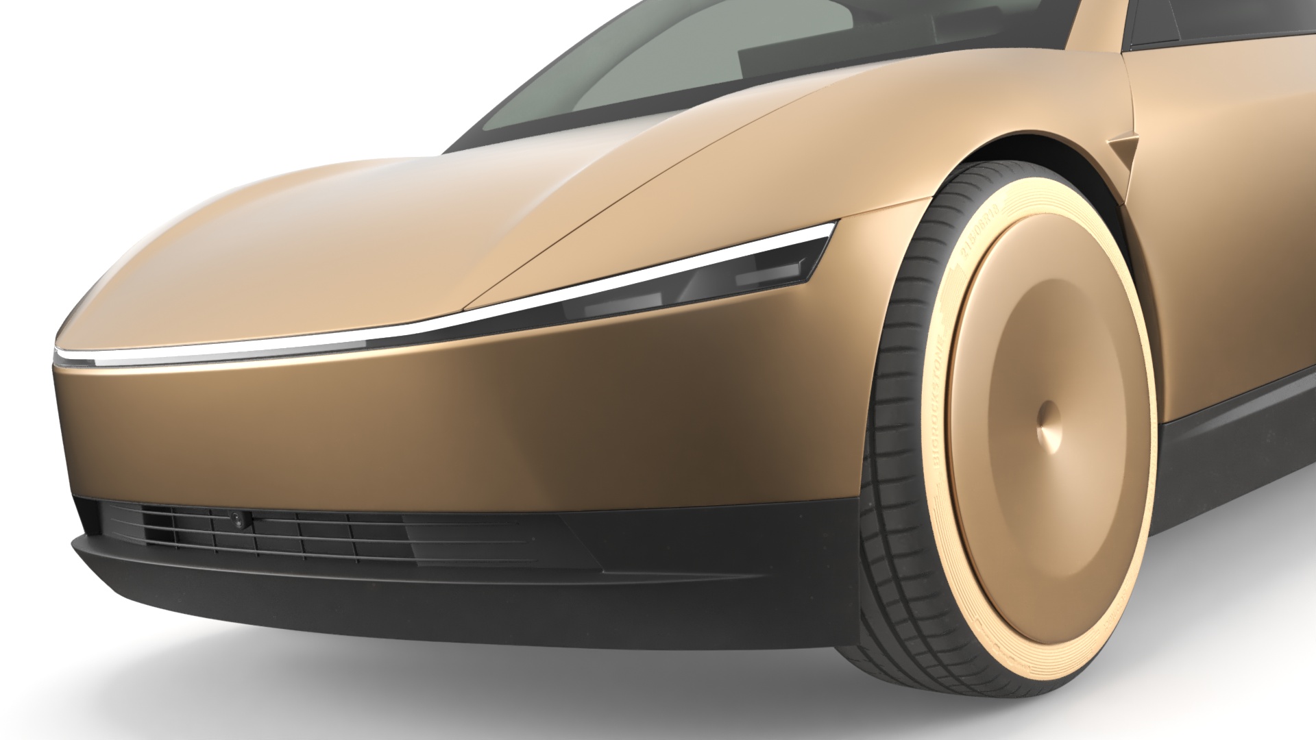 3D Tesla Cybercab Robotaxi model