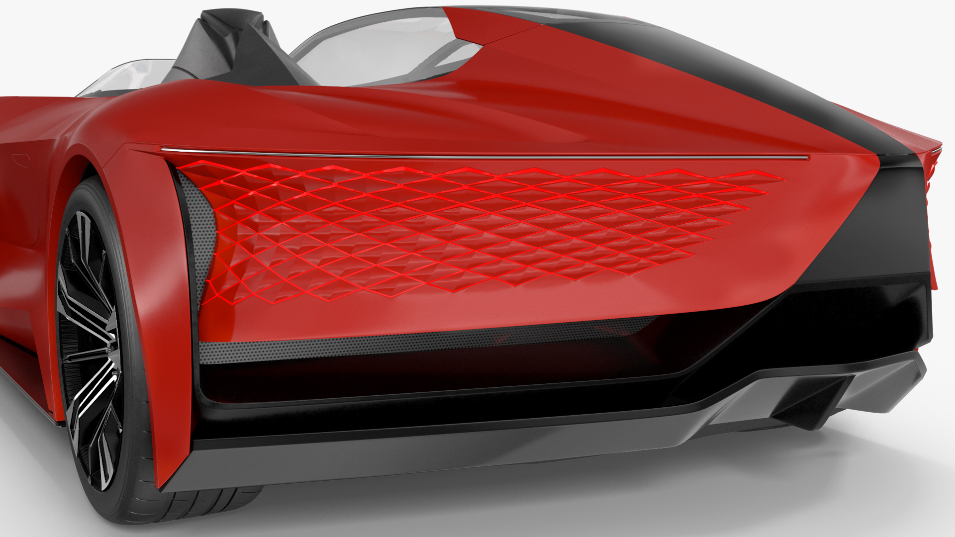 3D model Asymmetric Car Rigged for Maya