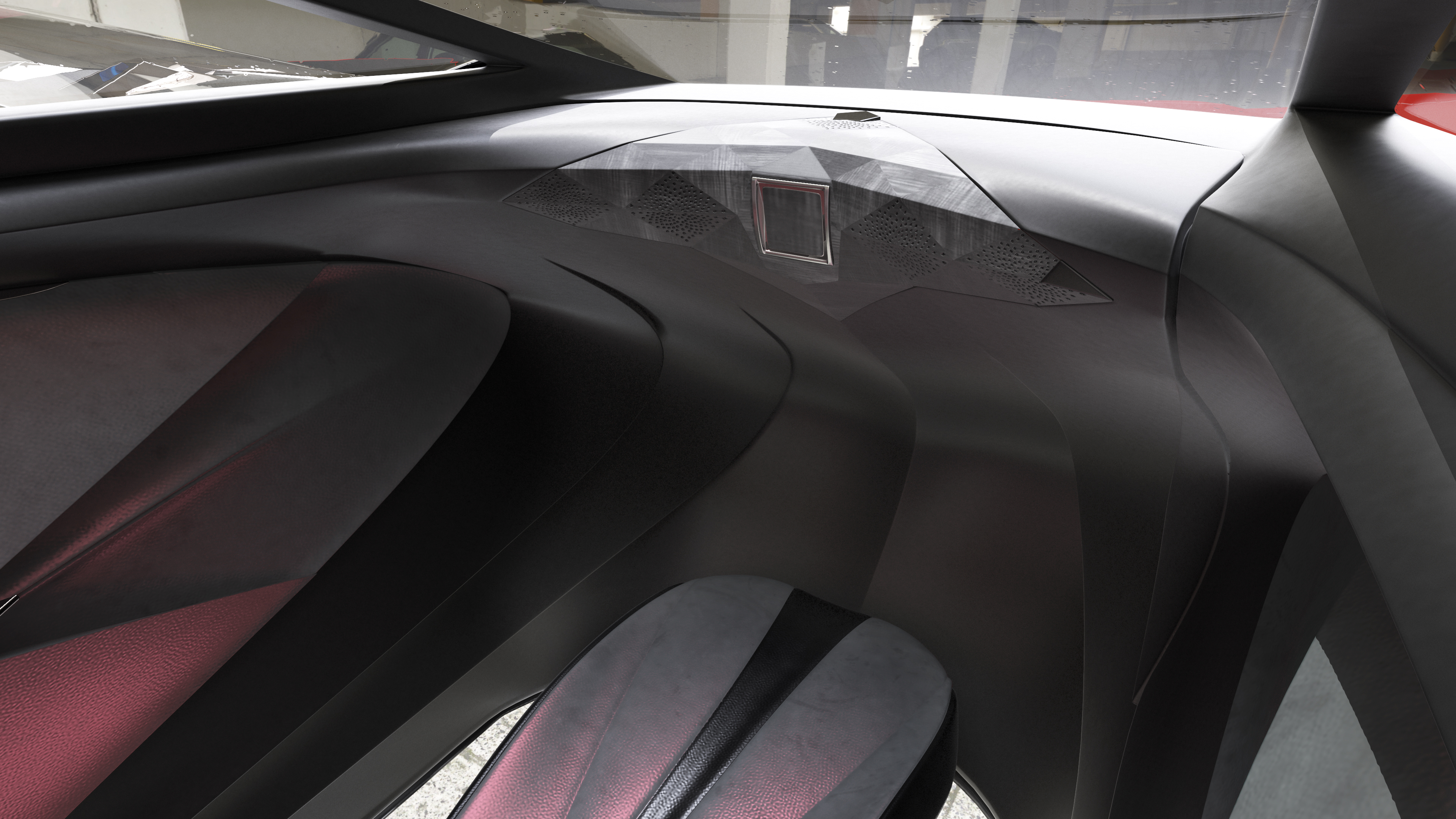 3D model Asymmetric Car Rigged for Maya