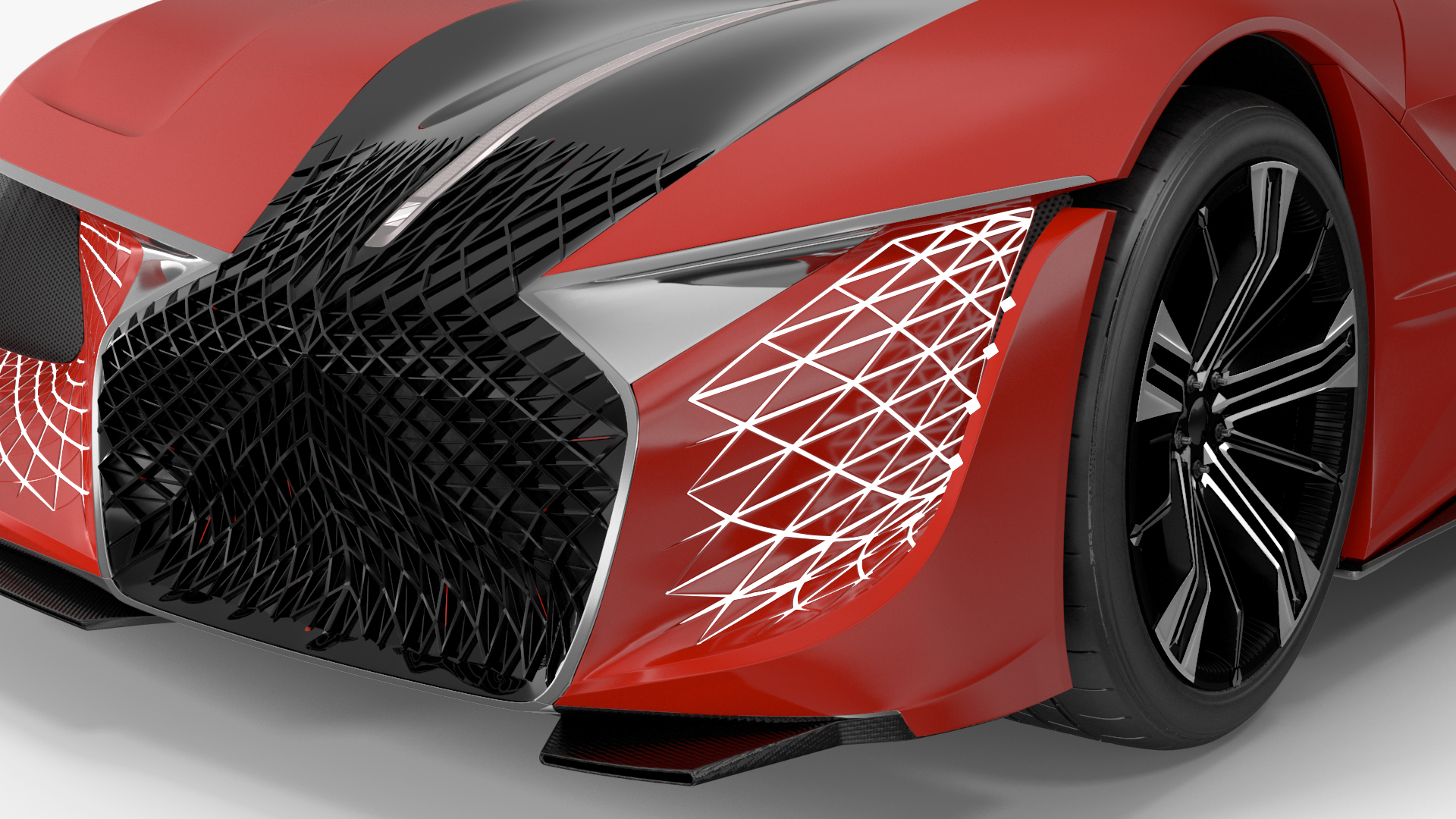 3D model Asymmetric Car Rigged for Maya