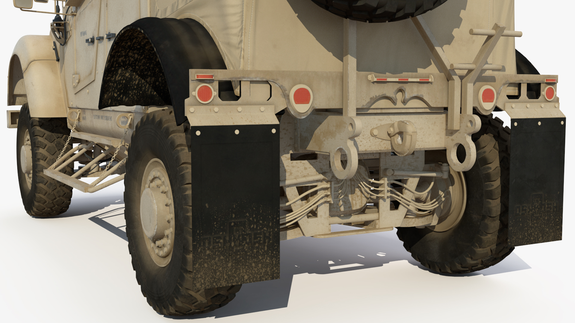 3D Boeing C17 Globemaster III Transport Aircraft with Oshkosh M ATV Loaded Rigged model
