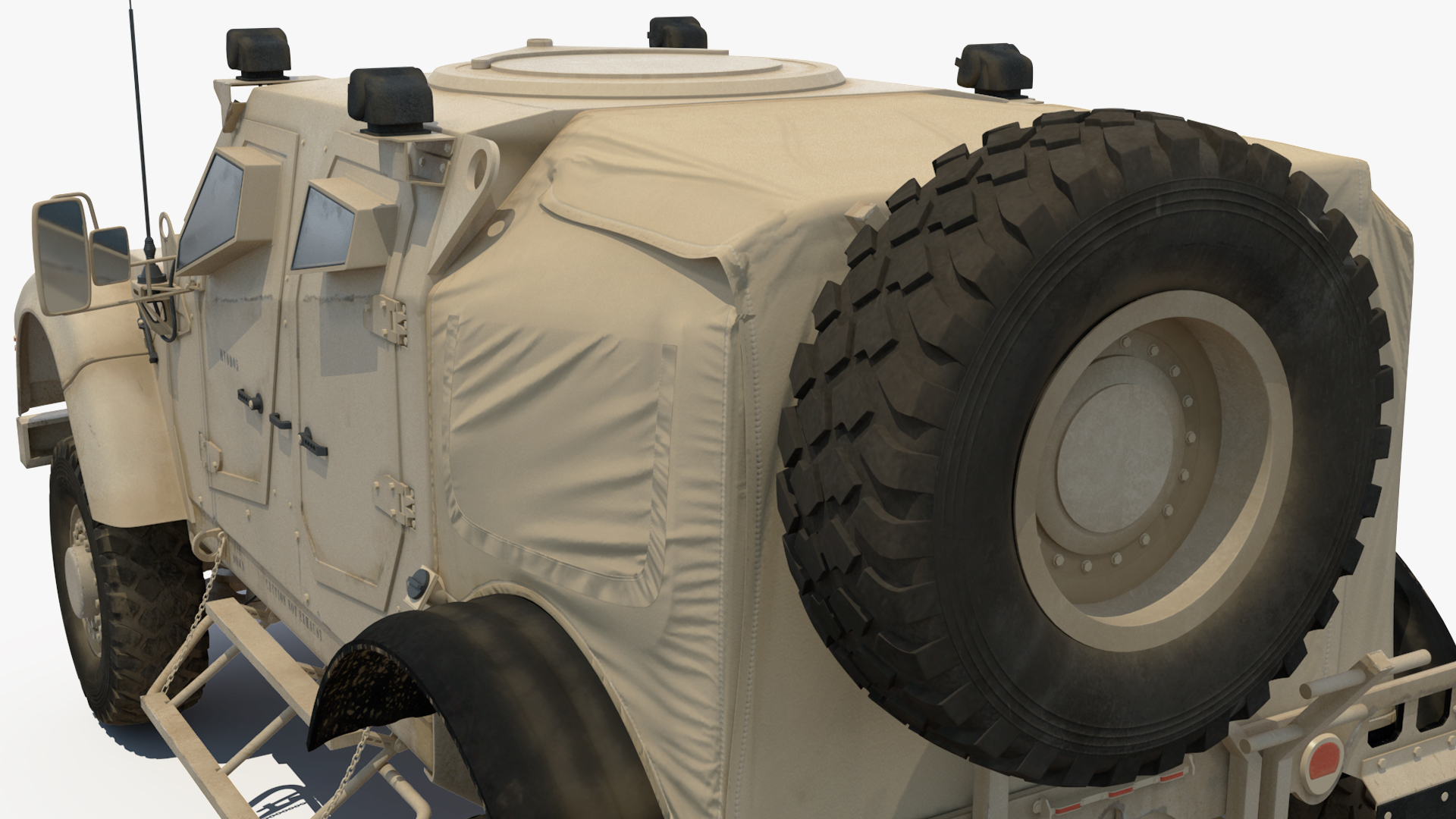 3D Boeing C17 Globemaster III Transport Aircraft with Oshkosh M ATV Loaded Rigged model