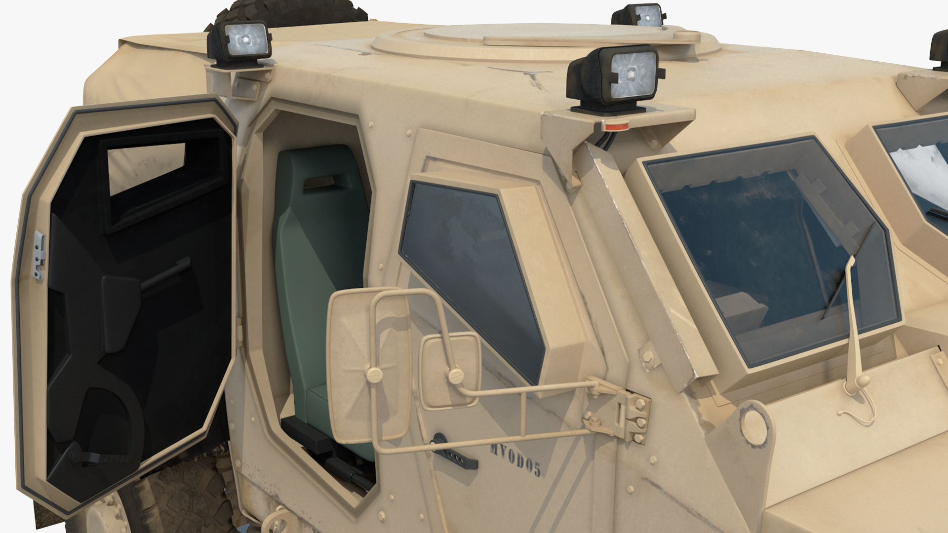 3D Boeing C17 Globemaster III Transport Aircraft with Oshkosh M ATV Loaded Rigged model