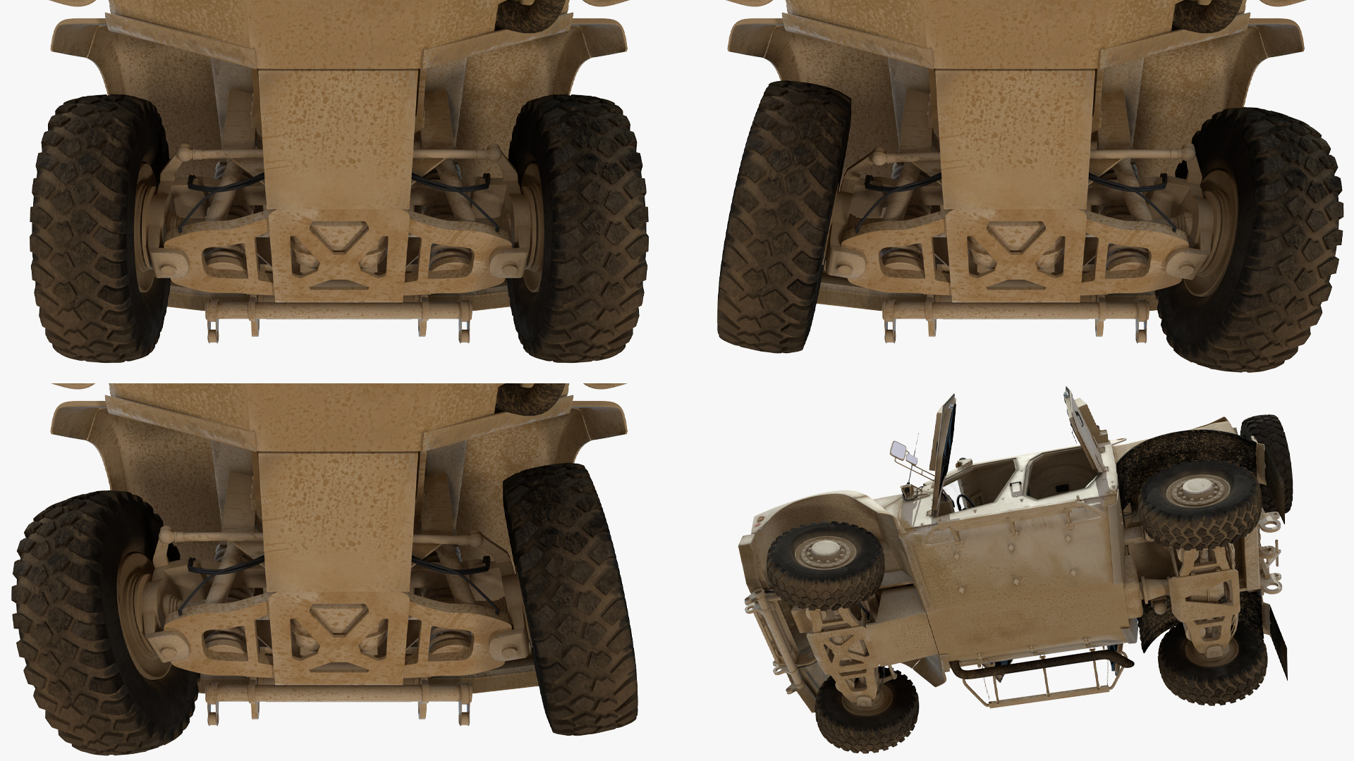3D Boeing C17 Globemaster III Transport Aircraft with Oshkosh M ATV Loaded Rigged model