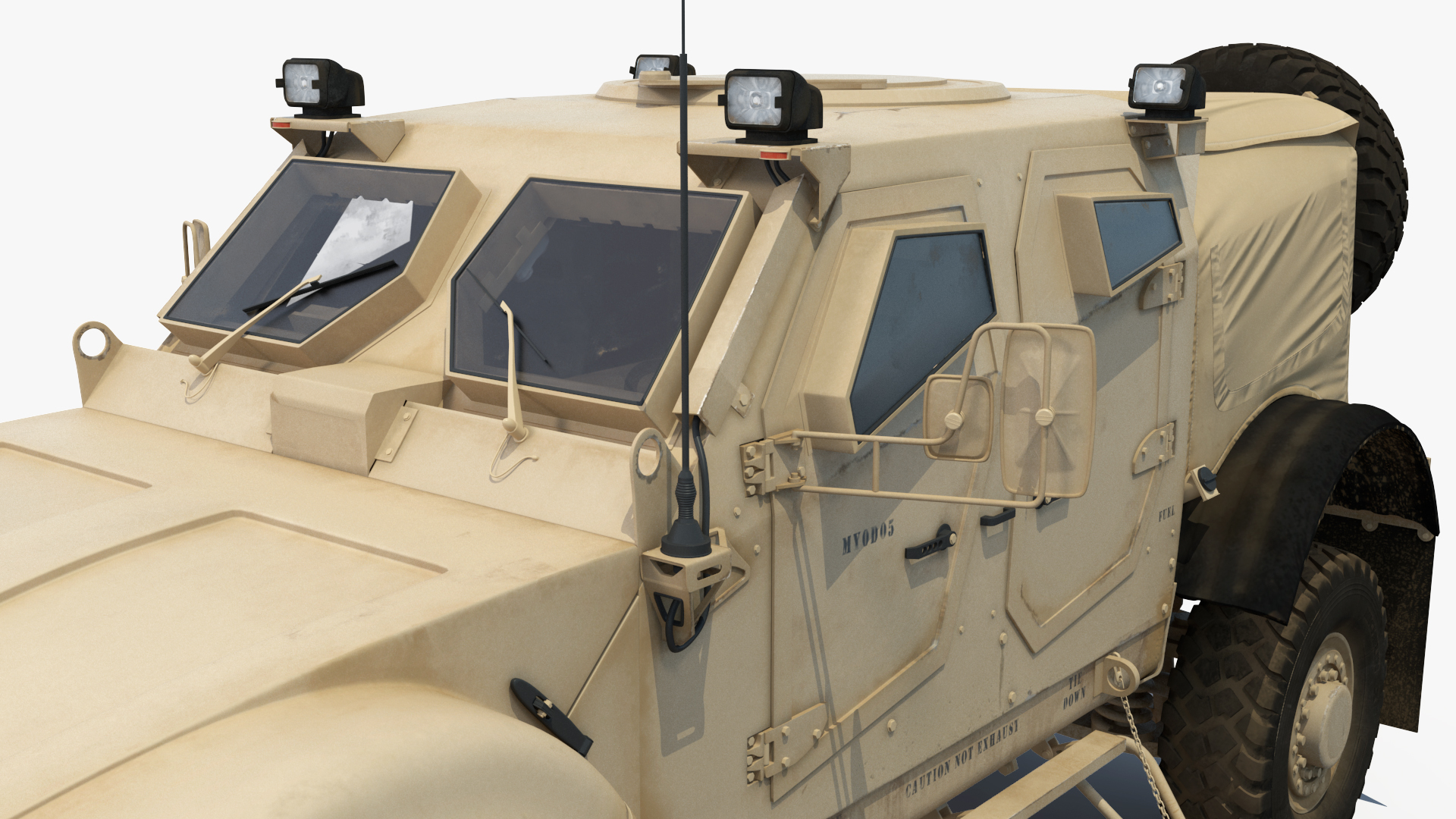 3D Boeing C17 Globemaster III Transport Aircraft with Oshkosh M ATV Loaded Rigged model
