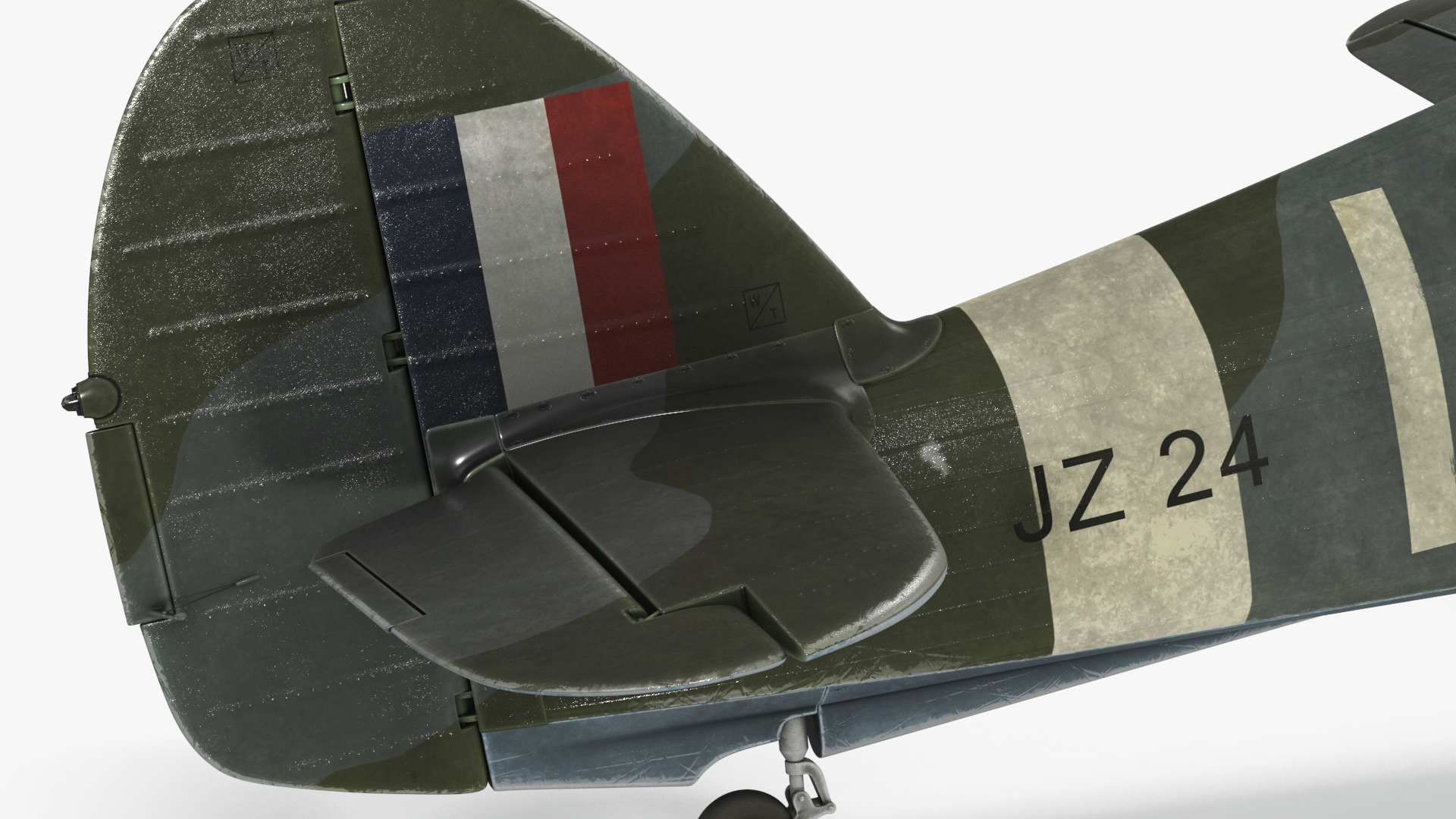 Hawker Hurricane Mk1 WW2 Fighter 3D