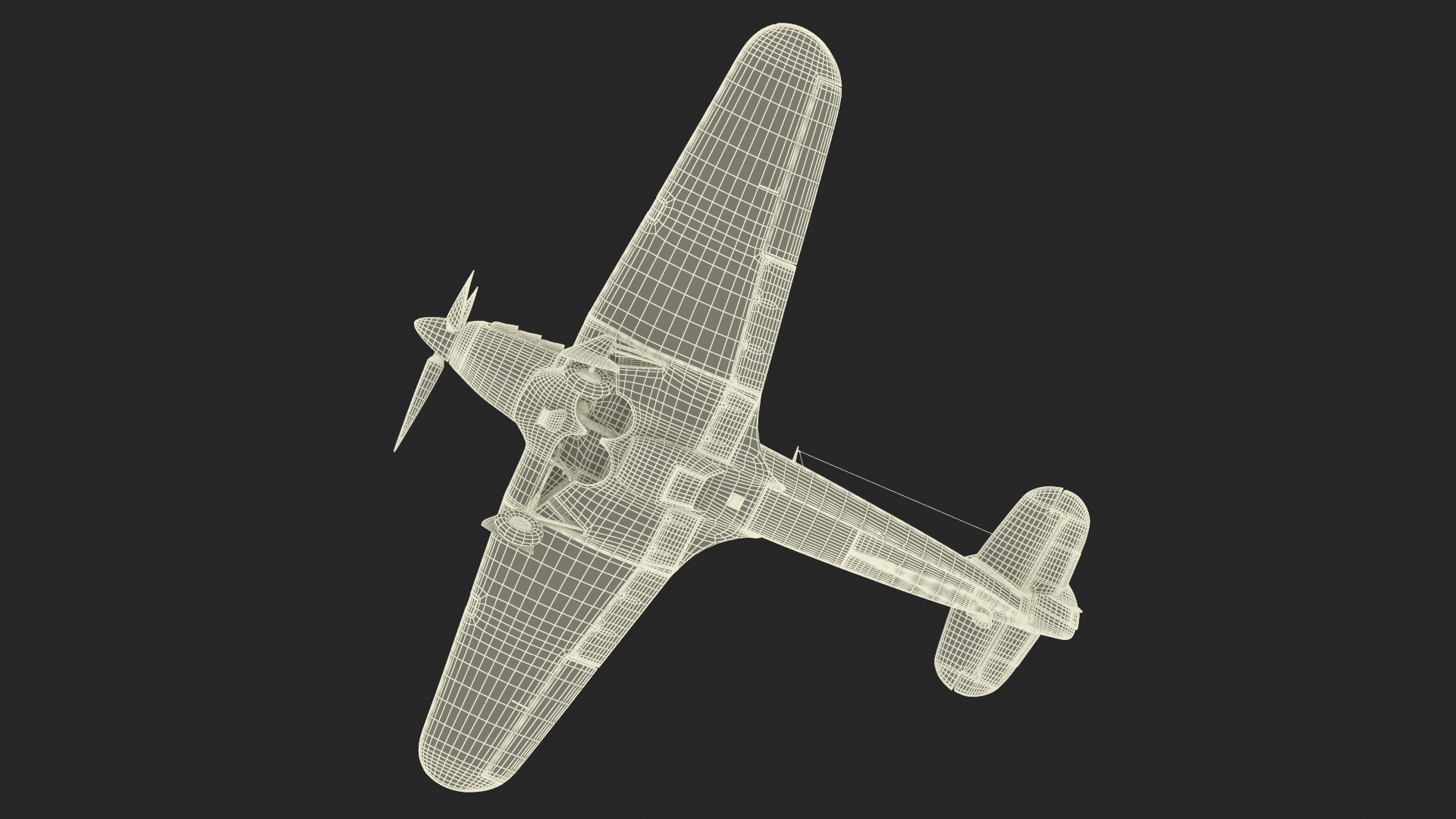 Hawker Hurricane Mk1 WW2 Fighter 3D