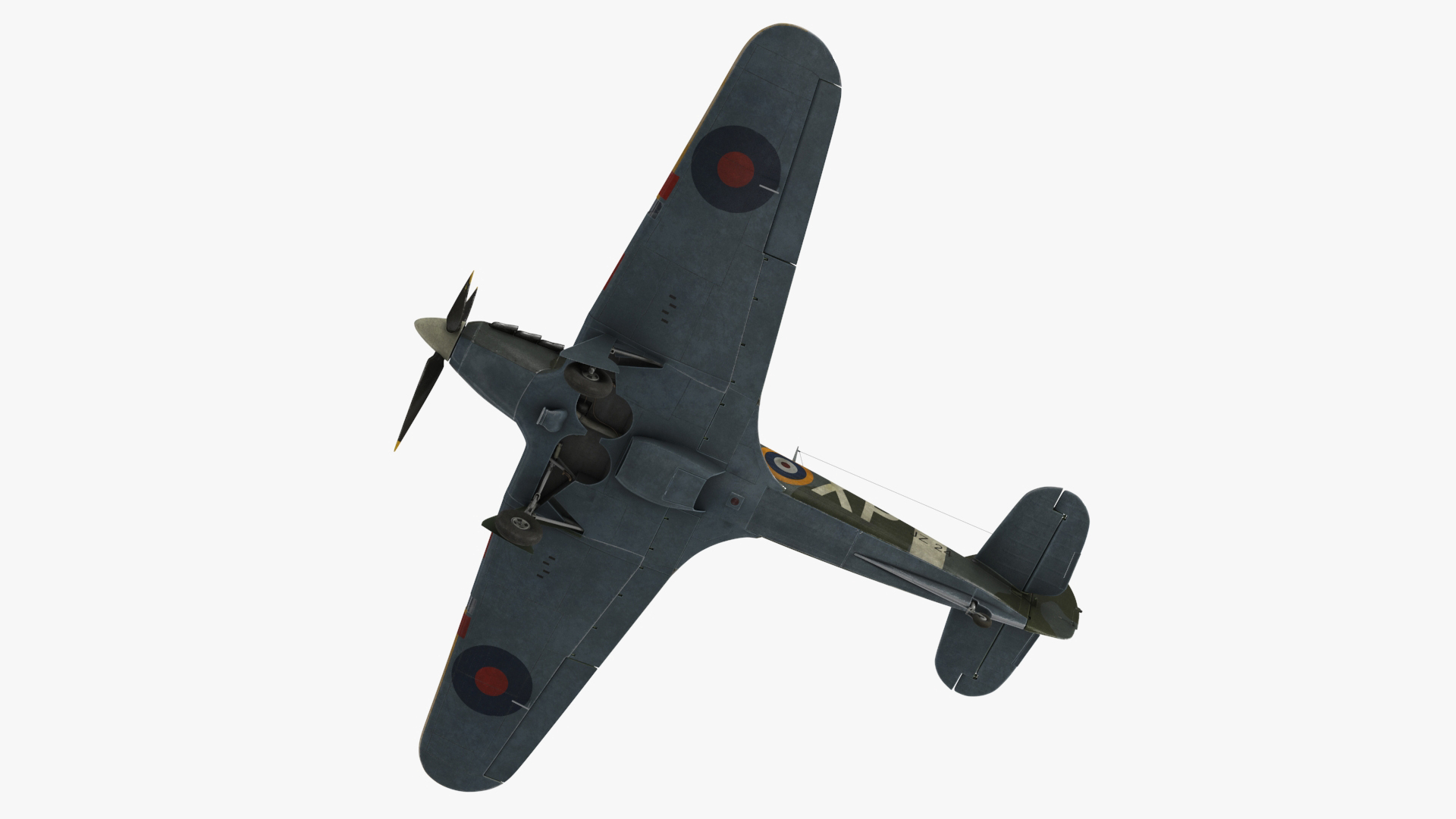 Hawker Hurricane Mk1 WW2 Fighter 3D