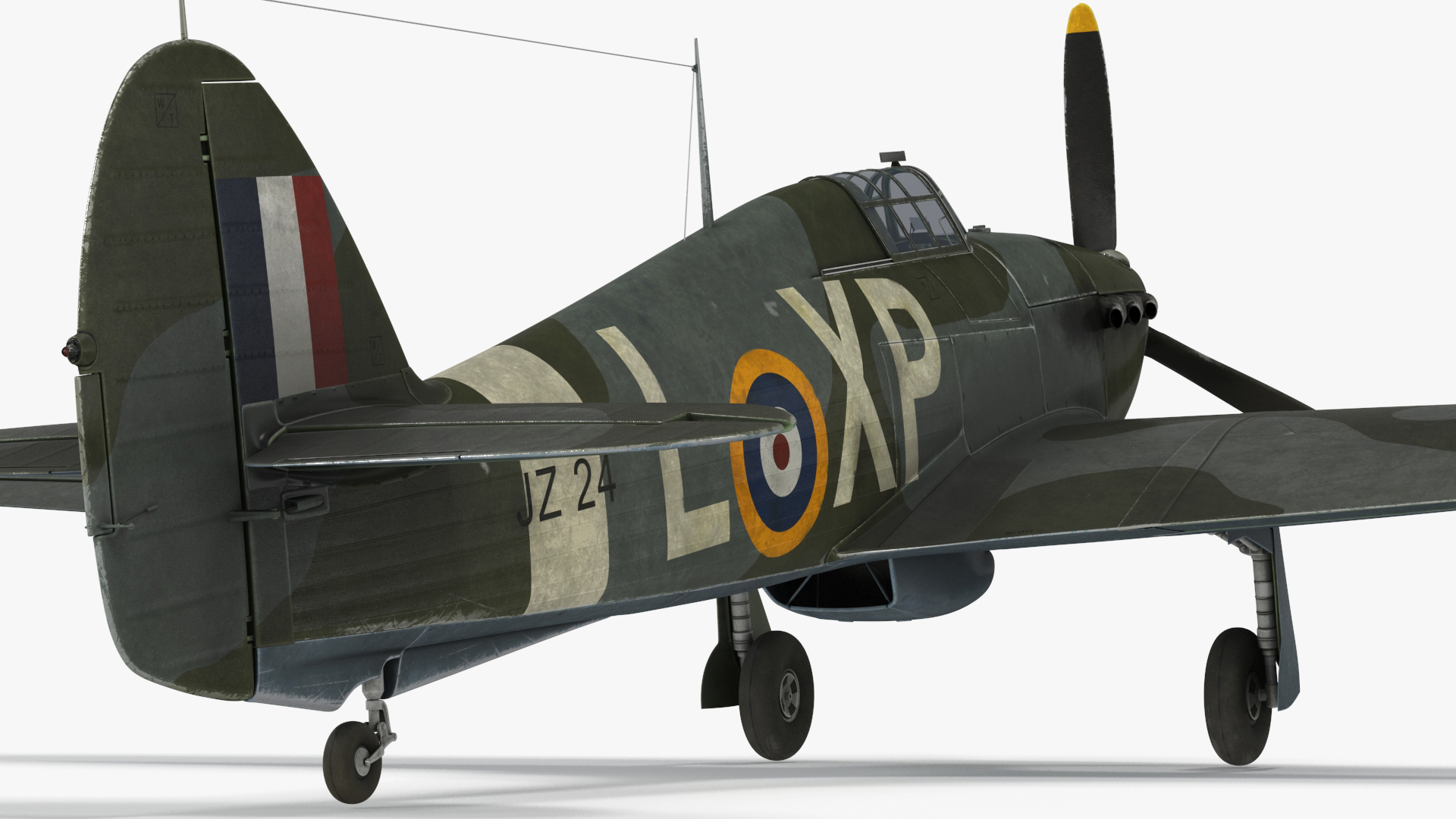 Hawker Hurricane Mk1 WW2 Fighter 3D