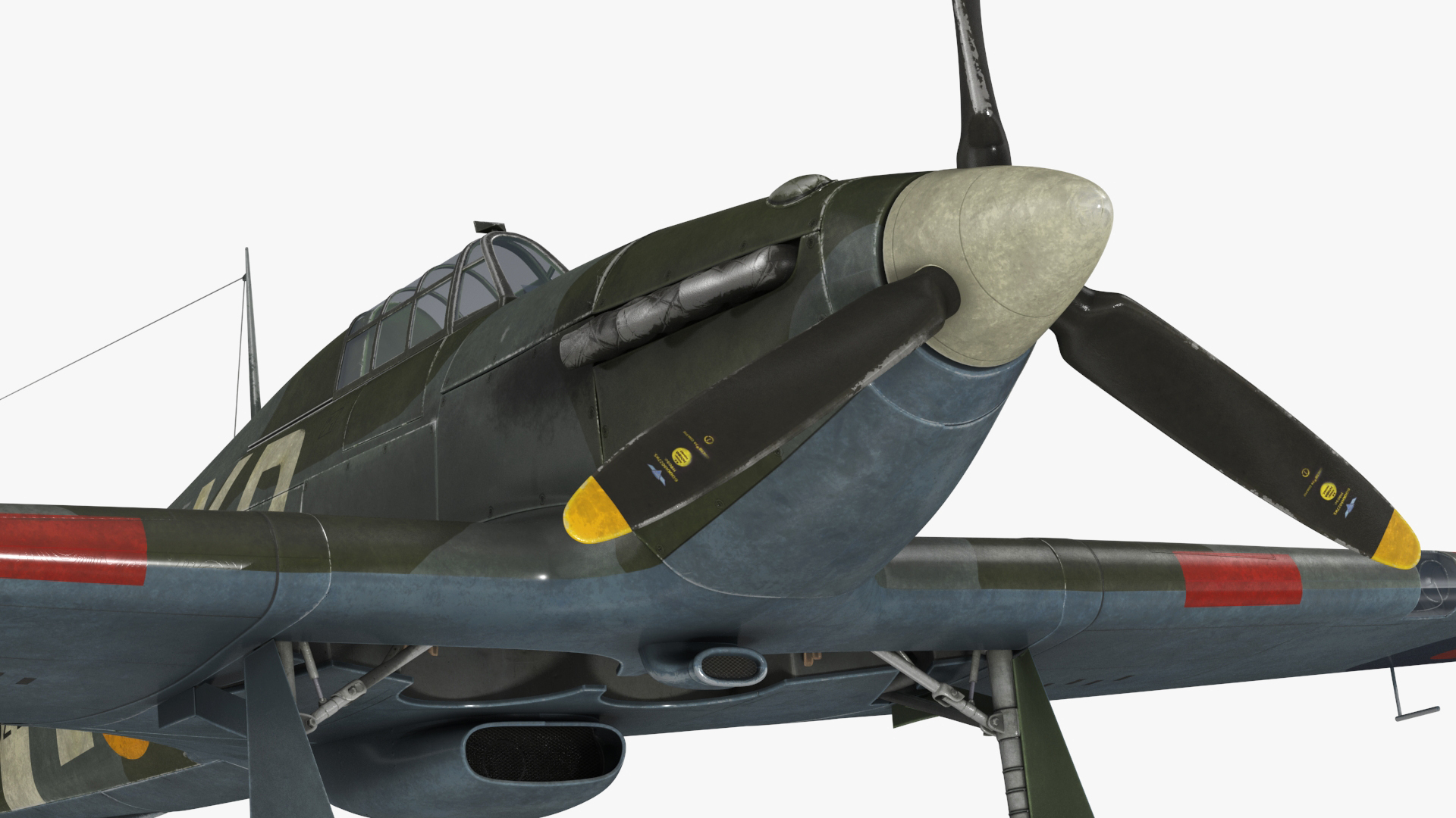 Hawker Hurricane Mk1 WW2 Fighter 3D