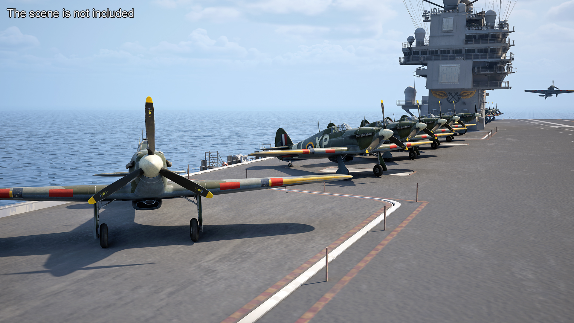 Hawker Hurricane Mk1 WW2 Fighter 3D