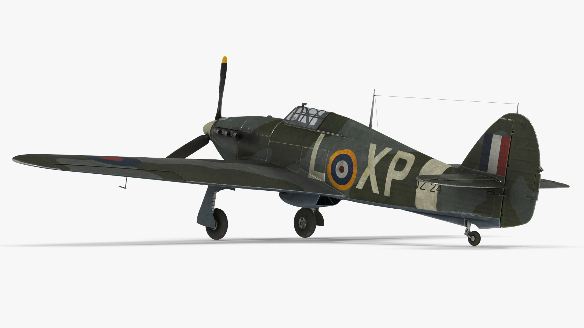 Hawker Hurricane Mk1 WW2 Fighter 3D