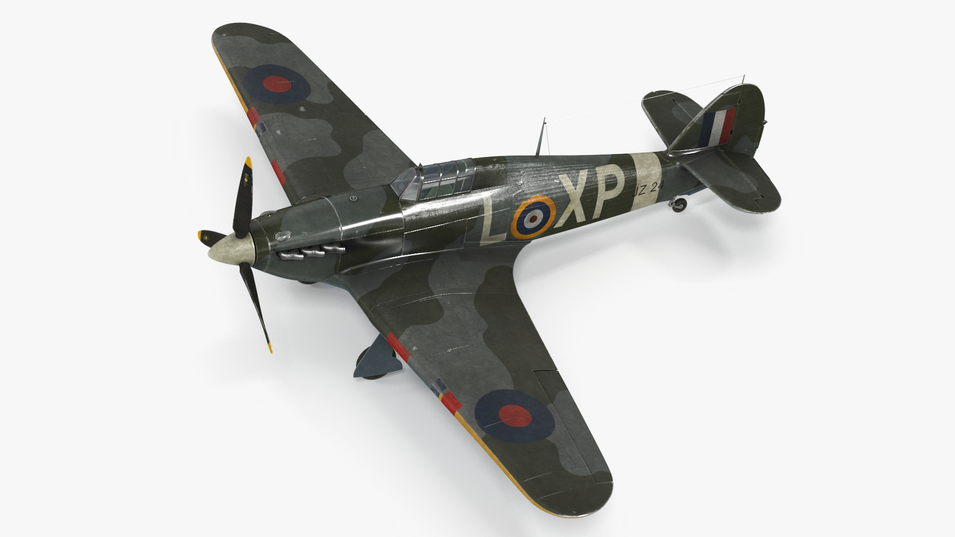 Hawker Hurricane Mk1 WW2 Fighter 3D