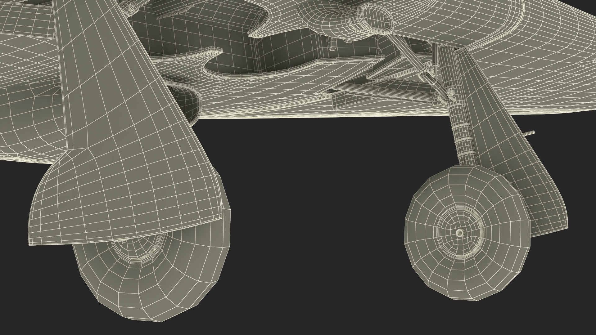 Hawker Hurricane Mk1 WW2 Fighter 3D