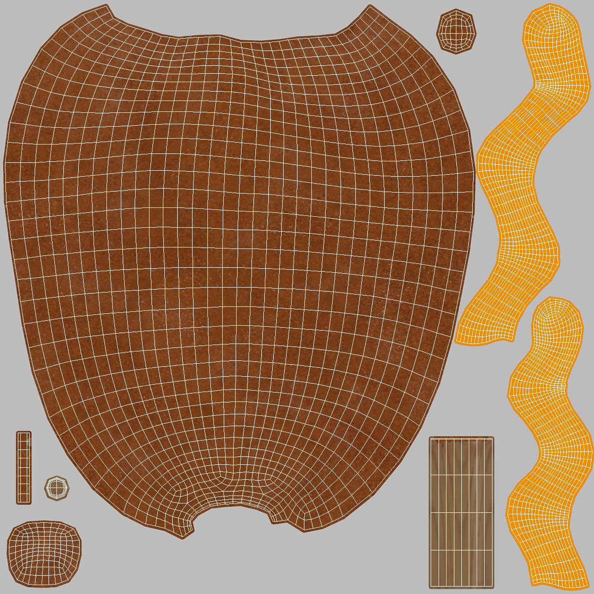 3D Corn Dog with Mustard
