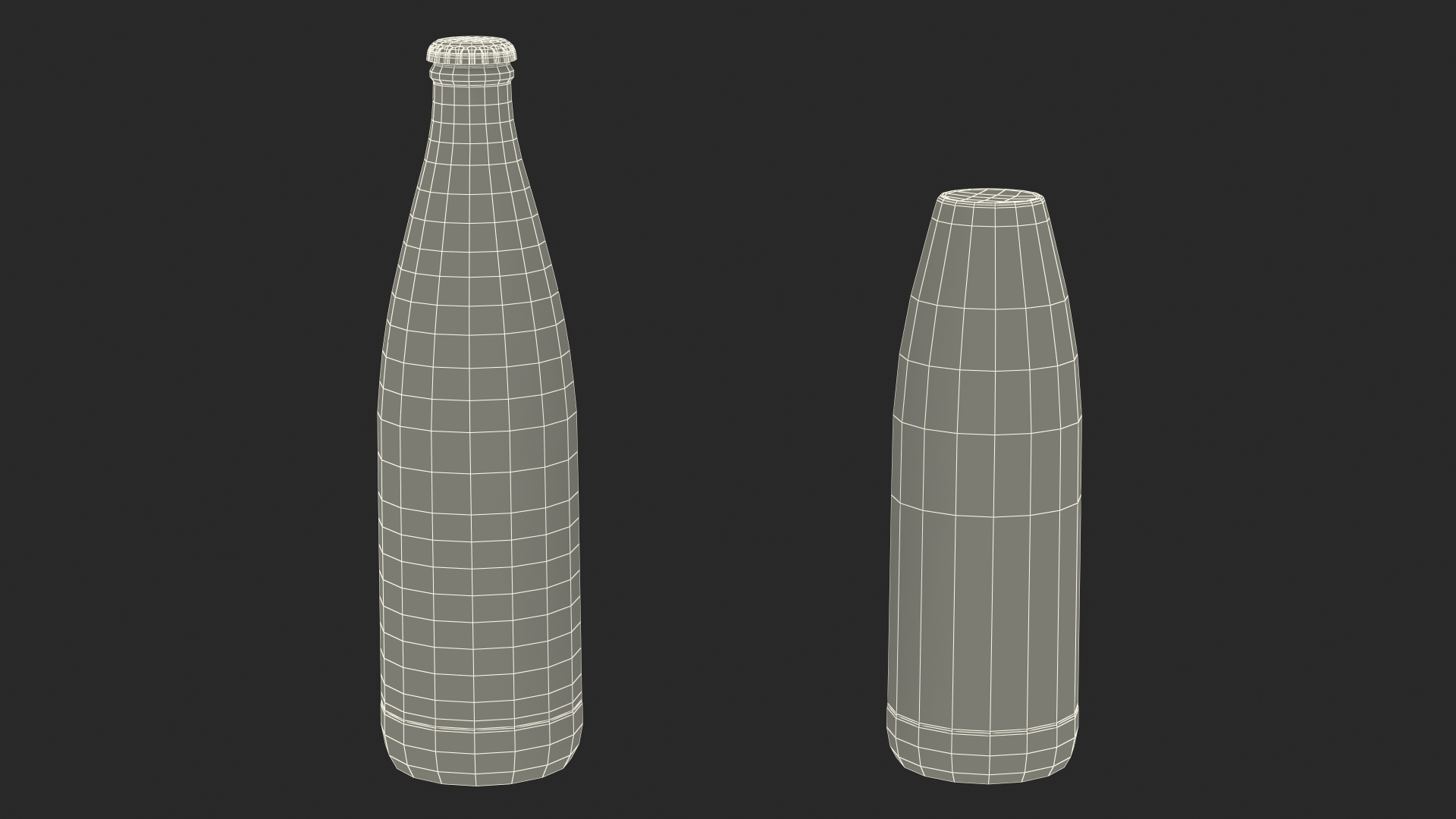 3D Bottle of Vichy Catalan Water Orange