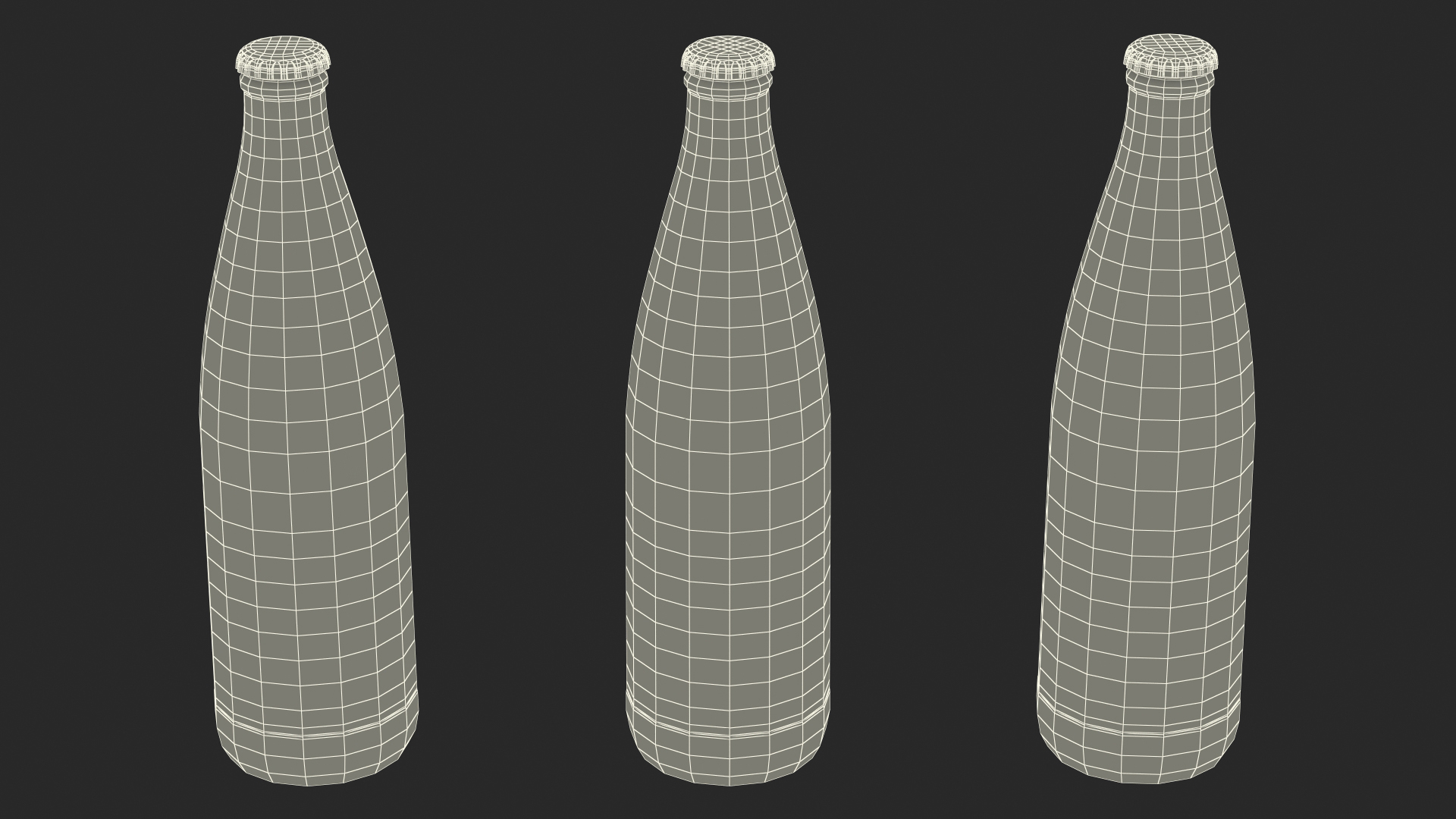 3D Bottle of Vichy Catalan Water Orange