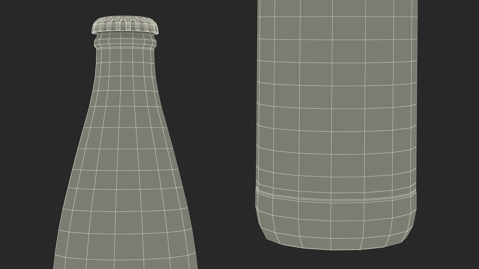 3D Bottle of Vichy Catalan Water Orange