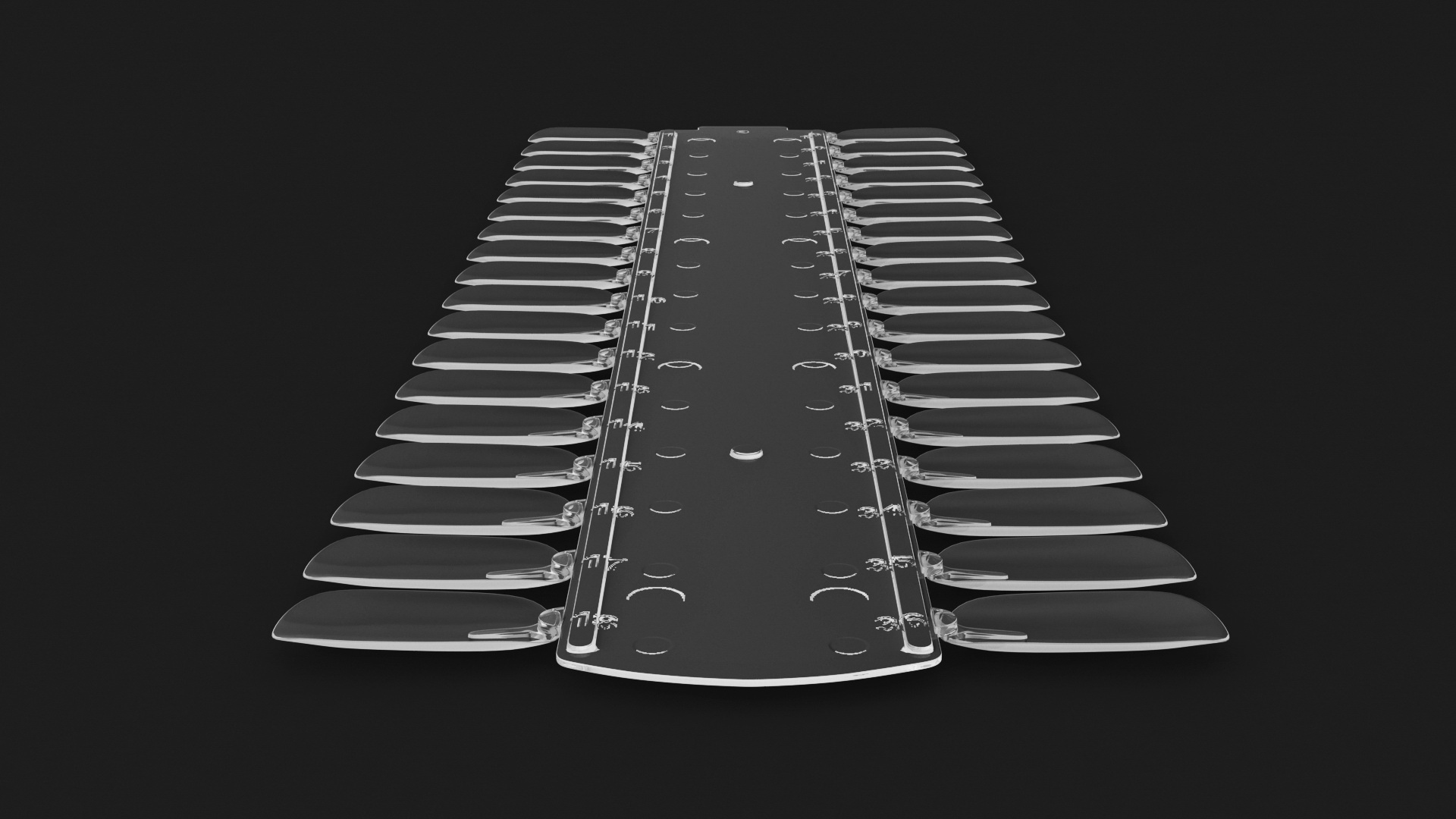 3D model Nail Tip Display Palette Board
