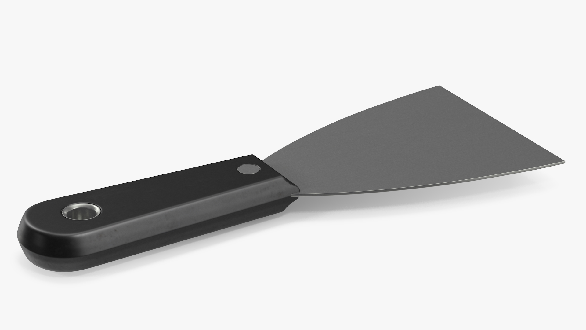 Scraper 3 Inch Black Handle 3D