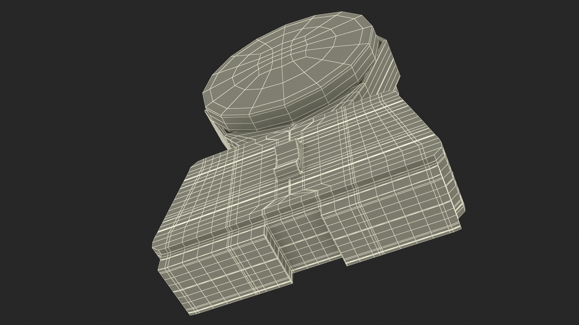 Road Warning Lamp 3D