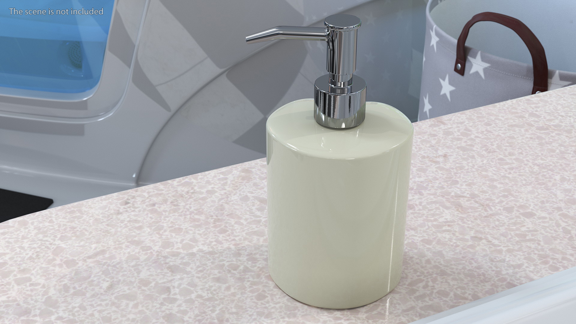 Ceramic Soap Dispenser 3D