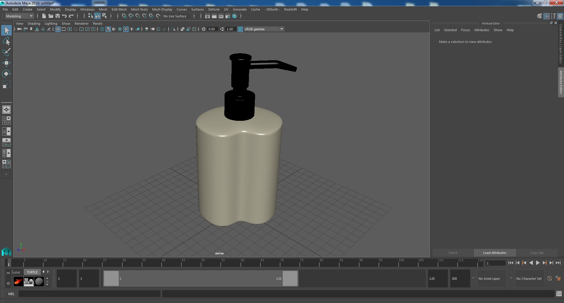 Ceramic Soap Dispenser 3D