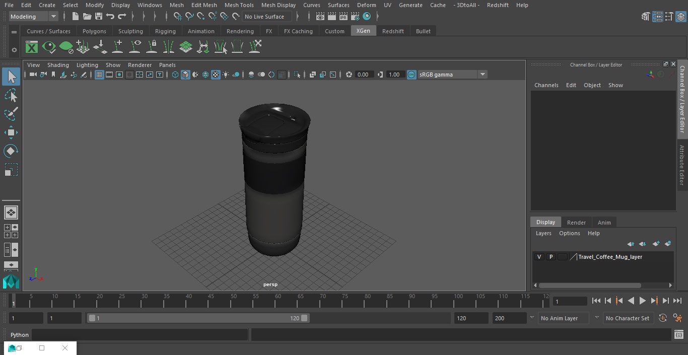 Travel Coffee Mug 3D