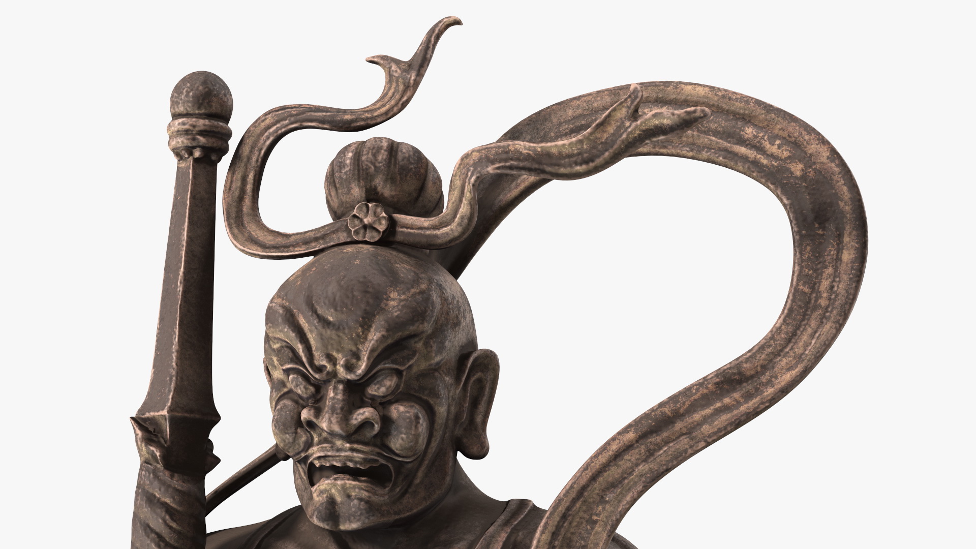 Japanese Nio Statue 3D model