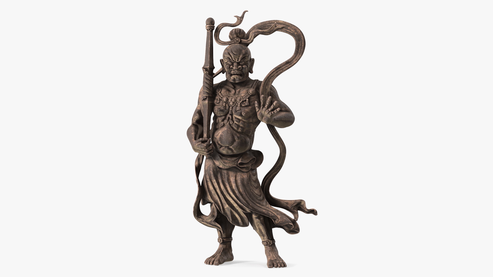 Japanese Nio Statue 3D model