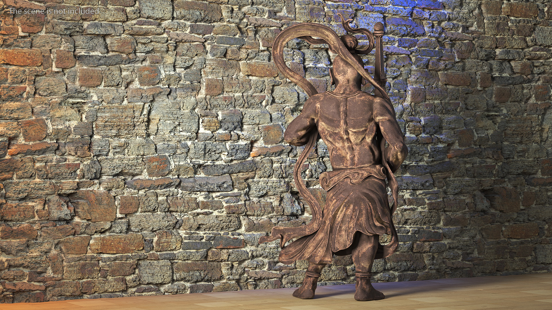 Japanese Nio Statue 3D model