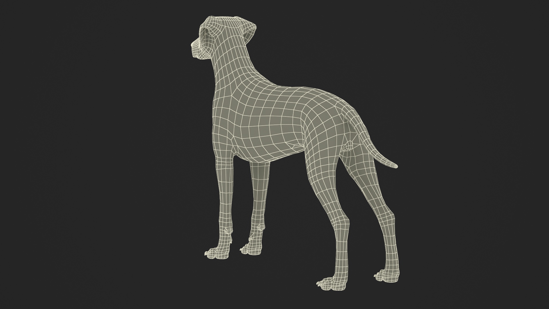 3D model Spotted Dalmatian Dog Fur