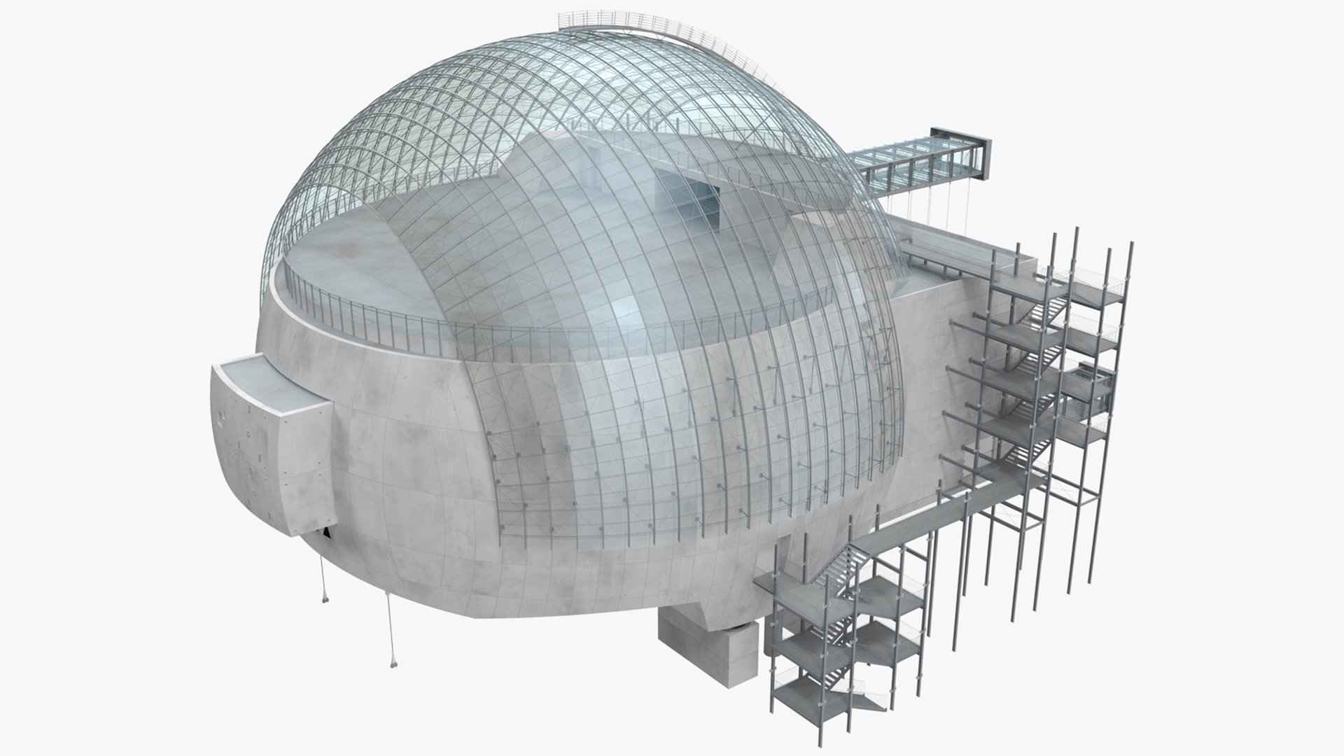 The Sphere Movie Theatre 3D model