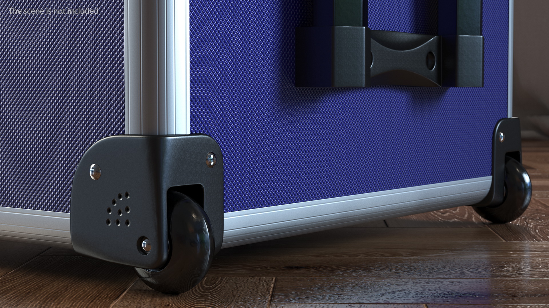 3D Rolling Makeup Case Folded Blue