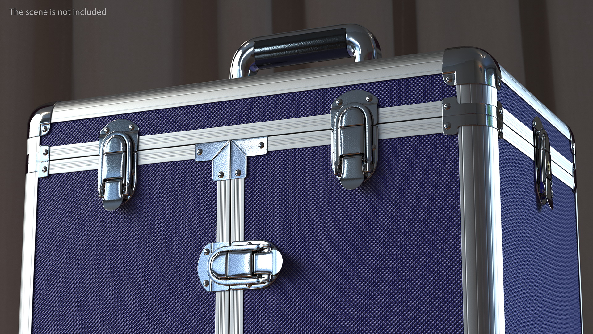 3D Rolling Makeup Case Folded Blue